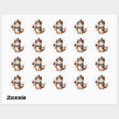 Stickers Kitten d'hiver (Feuille)