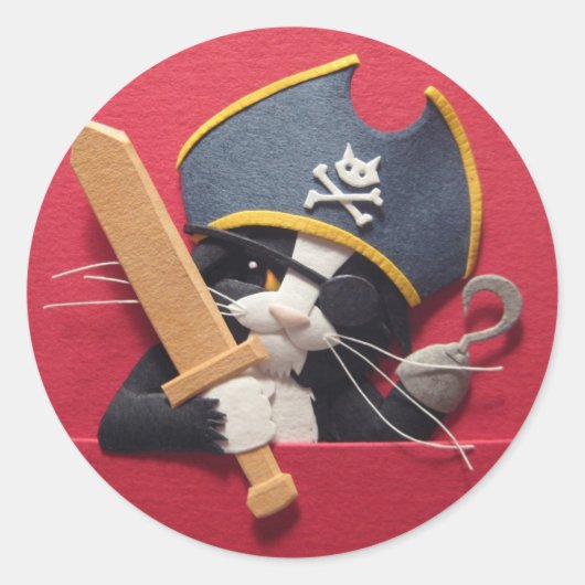 Stickers Kitten Pirate (Devant)