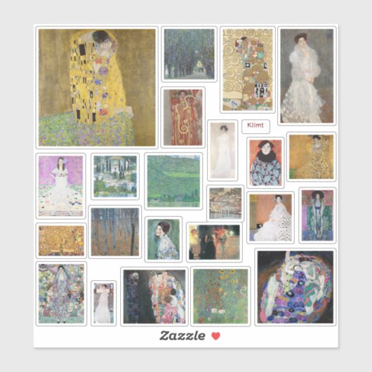 Stickers Klimt (Feuille)