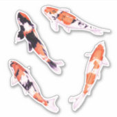 Stickers Koi Custom-Cut Flottants (Devant)