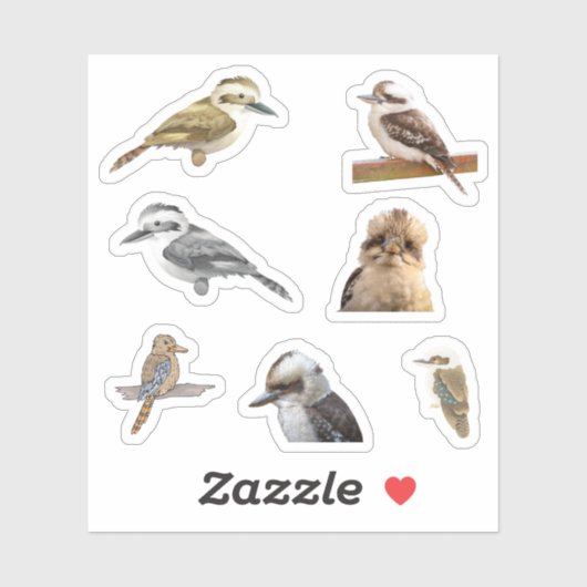 Stickers Kookaburra (Feuille)