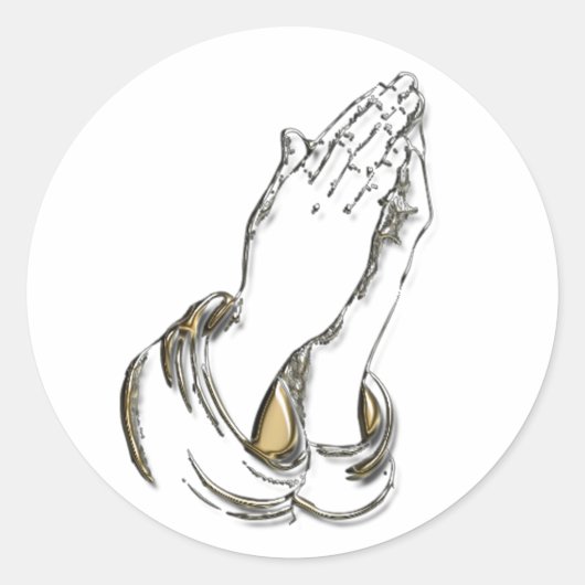 Stickers KRW Prophète Mains 1,5 Pouce (Devant)