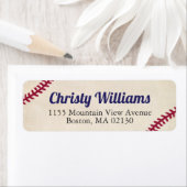 Stickers Label de l'adresse de retour du thème de  (En situation)