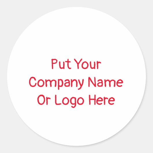 Stickers&Labels (uw eigen ontwerp) Ronde Sticker (Voorkant)