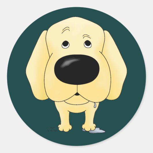 Stickers Labrador Retriever (Devant)