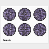 Stickers LABYRINTH VI - Noir (Feuille)