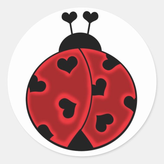Stickers Lady Love Bug (Devant)
