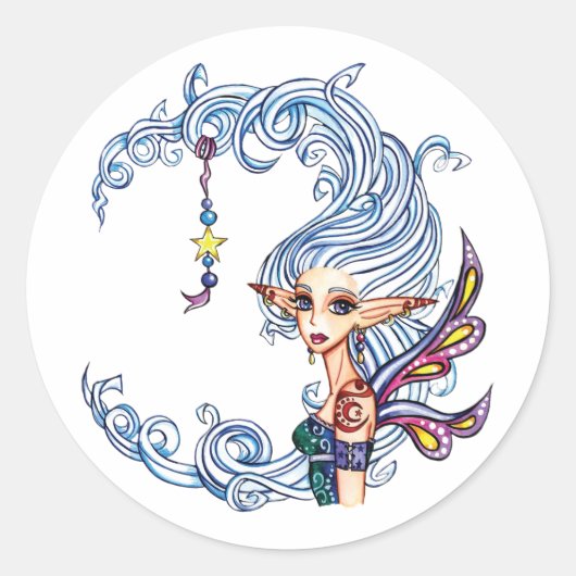 Stickers Lady Luna Fairy (Devant)