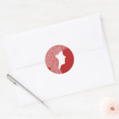 Stickers Lady Red (Enveloppe)