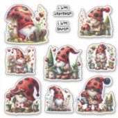 Stickers LadyBug Gnome Life (Devant)