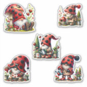Stickers LadyBug Gnome Life (Devant)