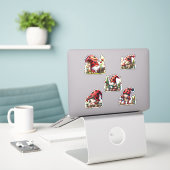 Stickers LadyBug Gnome Life (Ordinateur portable sur le bureau)