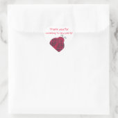 Stickers Ladybug Merci en forme de coeur Ladybug (Sac)