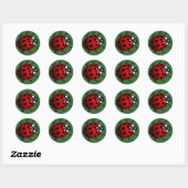 Stickers Ladybug Stickers Red Ladybugs Art (Feuille)