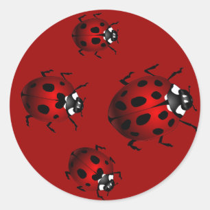 Stickers Ladybugs Stickers Red Ladybugs