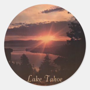 Stickers Lake Tahoe Sunrise