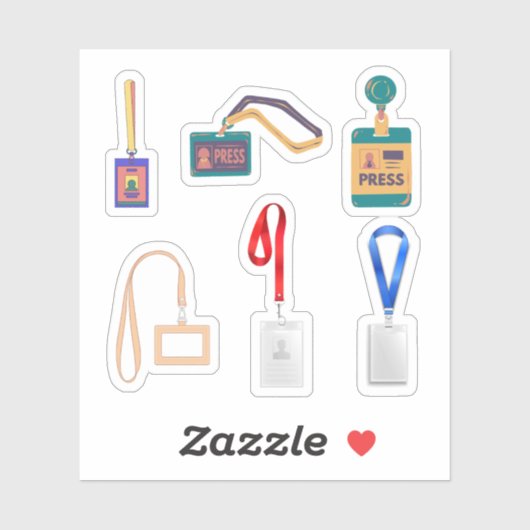 Stickers Lanyard (Feuille)