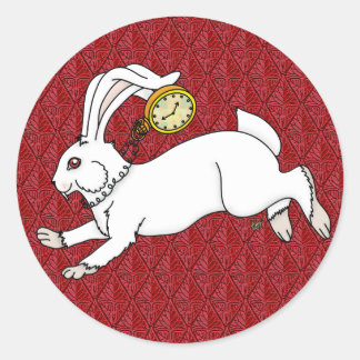 Stickers Lapin Blanc Rouge BG