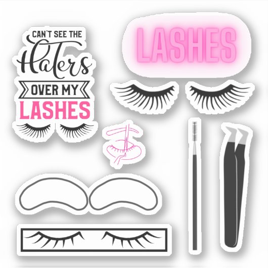 Stickers Lashes (Devant)