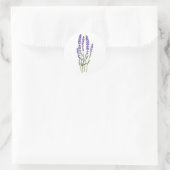 stickers lavande aquarelle fleurs herbes (Sac)