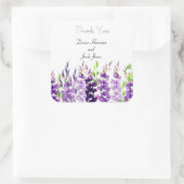 Stickers Lavande Mariage d'aquarelle violet (Sac)