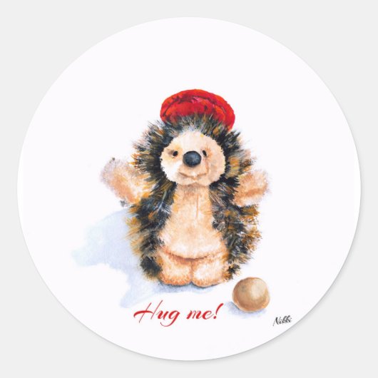 Stickers "Le petit hérisson" (Devant)