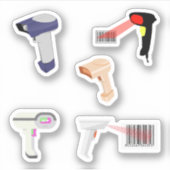 Stickers Lecteur de code barre (Devant)