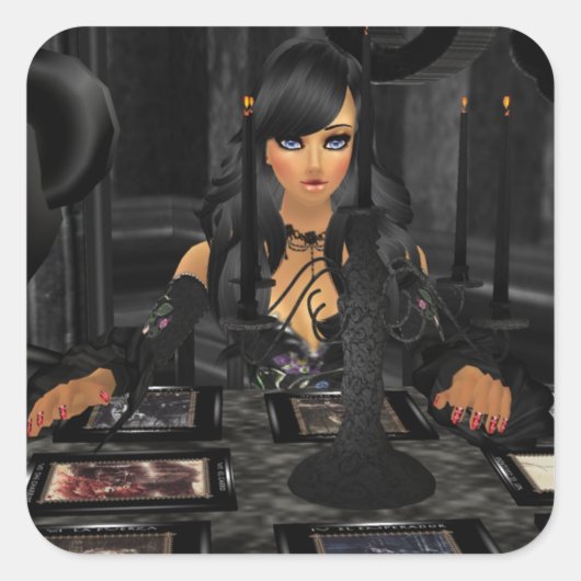 Stickers Lecture de Tarot (Devant)