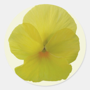 Stickers - Lemon Pansy met gelaagde voeten