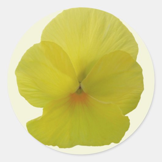 Stickers - Lemon Pansy met gelaagde voeten (Voorkant)