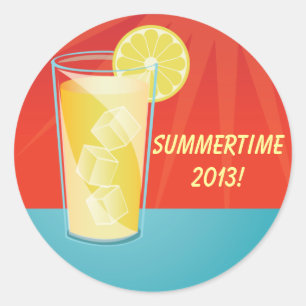 Stickers Lemonade Summertime Party