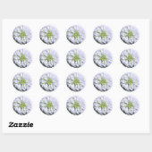 Stickers - Lemony White Zinnia (Feuille)