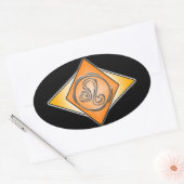 Stickers Leo Triangles Signes de naissance (Enveloppe)