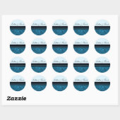 Stickers léopards bleus (Feuille)