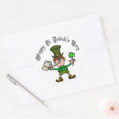 Stickers Leprechaun de la Saint Patrick (Enveloppe)