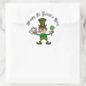 Stickers Leprechaun de la Saint Patrick (Sac)