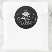 Stickers - Les 40 Premiers Miles (Noirs) (Sac)