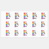 Stickers LGBT CandyOwl (Feuille)
