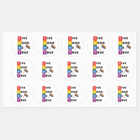 Stickers LGBT CandyOwl (Feuille)
