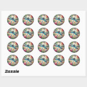 Stickers libellules (Feuille)
