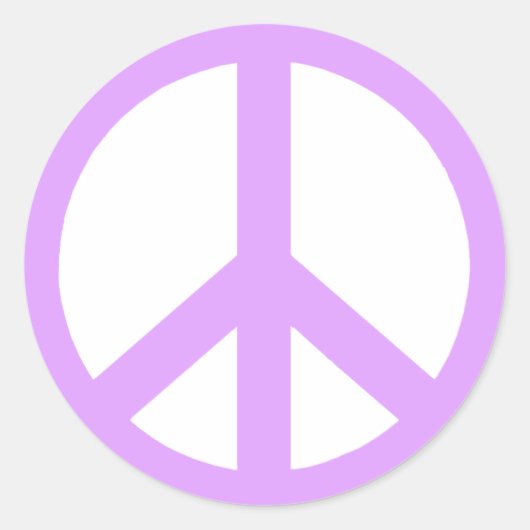 Stickers Lilac Peace (Devant)