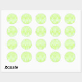 Stickers Lime Chevron (Feuille)
