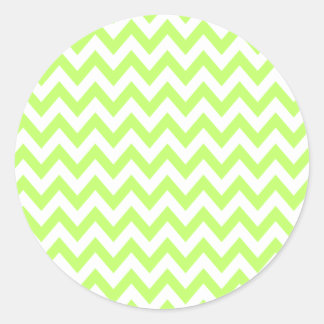 Stickers Lime Chevron
