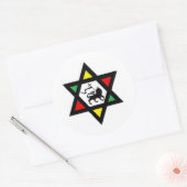 Stickers Lion de Juda Rastafari (Enveloppe)