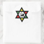 Stickers Lion de Juda Rastafari (Sac)