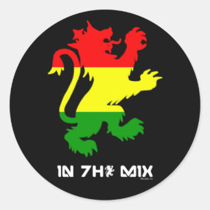 Stickers Lion Rasta