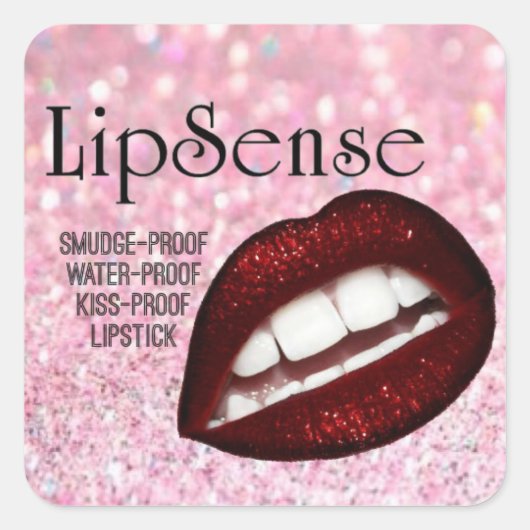 Stickers LipSense (Devant)