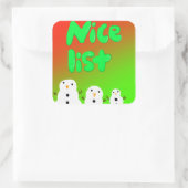 Stickers Liste Nice (Sac)