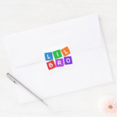 stickers Little Bro (Enveloppe)