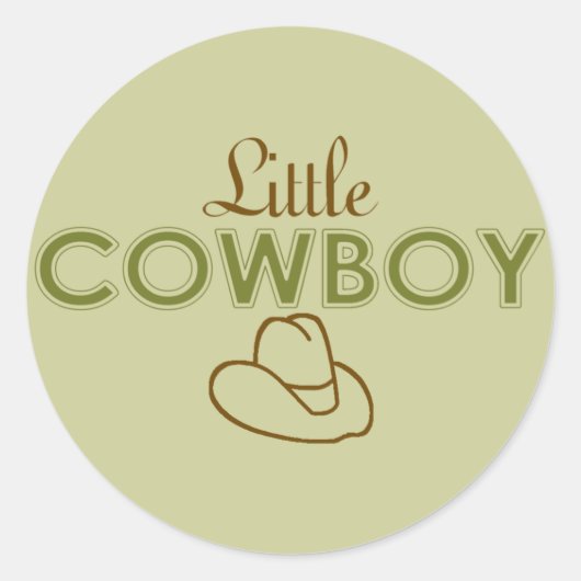 Stickers Little Cowboy (Devant)
